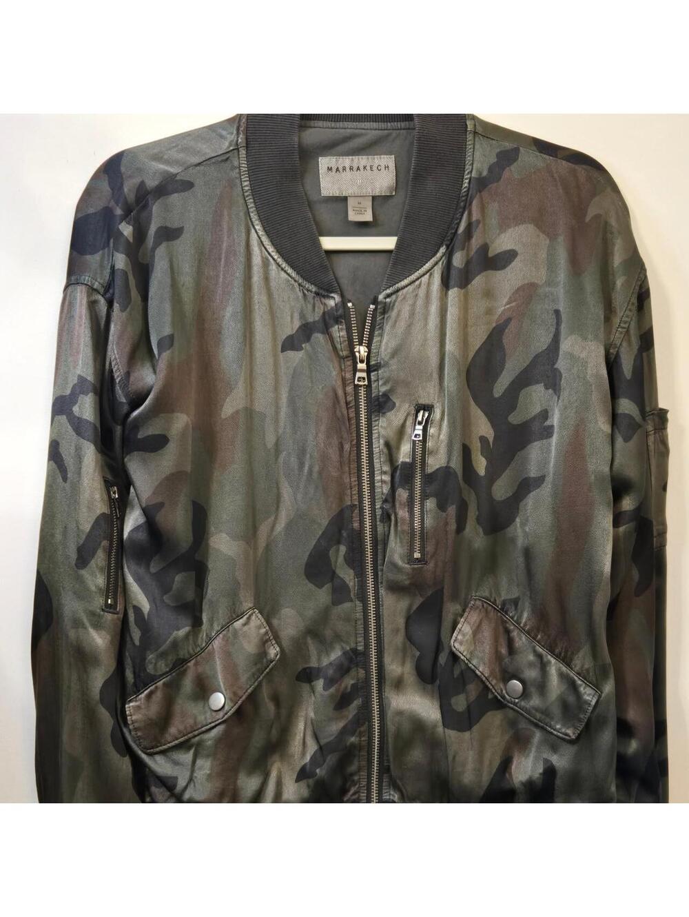 Marrakech Women's Camo Bomber Jacket